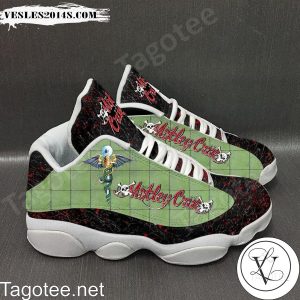 Motley Crue Green Air Jordan 13 Shoes