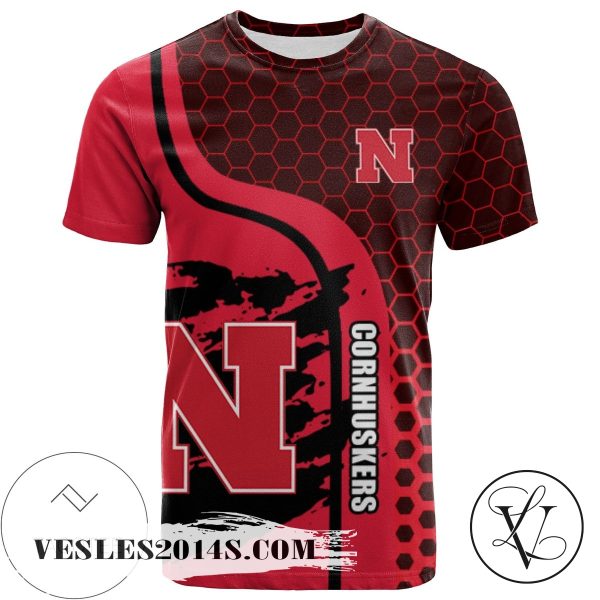 Nebraska Cornhuskers All Over Print T-shirt My Team Sport Style – NCAA