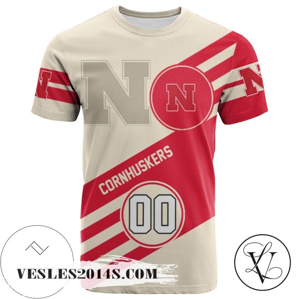 Nebraska Cornhuskers All Over Print T-shirt Sport Style Logo   – NCAA