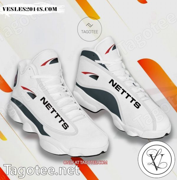 New England Tractor Trailer Training School Logo Air Jordan 13 Shoes