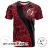 New Jersey Devils All Over Print T-shirt Polynesian   – NHL