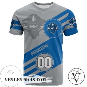 New Orleans Privateers All Over Print T-shirt Sport Style Logo   – NCAA