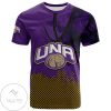 North Alabama Lions All Over Print T-shirt Men’s Basketball Net Grunge Pattern – NCAA