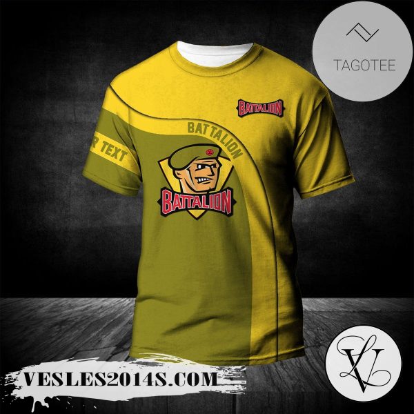 North Bay Battalion T-shirt Curve Personalized Custom Text  – CA HOCKEY