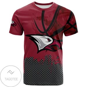 North Carolina Central Eagles All Over Print T-shirt Men’s Basketball Net Grunge Pattern – NCAA