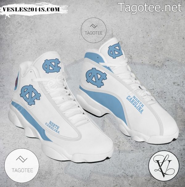 North Carolina NCAA Logo Air Jordan 13 Shoes