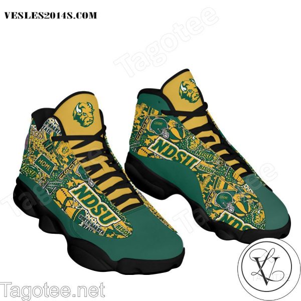 North Dakota State Bison Air Jordan 13 Shoes