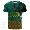 North Dakota State Bison All Over Print T-shirt Men’s Basketball Net Grunge Pattern – NCAA