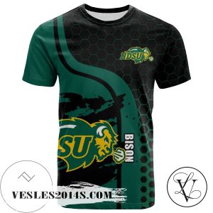 North Dakota State Bison All Over Print T-shirt My Team Sport Style – NCAA