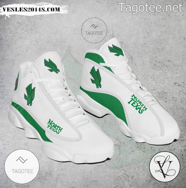 North Texas NCAA Logo Air Jordan 13 Shoes