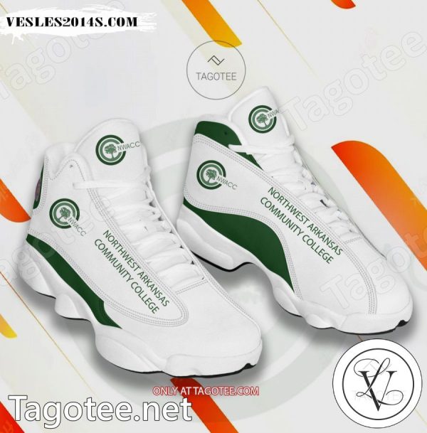 NorthWest Arkansas Community College Logo Air Jordan 13 Shoes