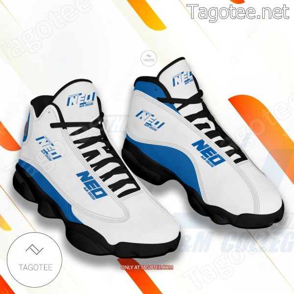 Northeastern Oklahoma Agricultural and Mechanics College NEO A&M College Logo Air Jordan 13 Shoes