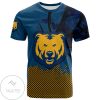 Northern Colorado Bears All Over Print T-shirt Men’s Basketball Net Grunge Pattern – NCAA