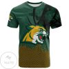 Northern Michigan Wildcats All Over Print T-shirt Men’s Basketball Net Grunge Pattern – NCAA