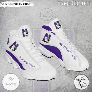 Northwestern NCAA Logo Air Jordan 13 Shoes