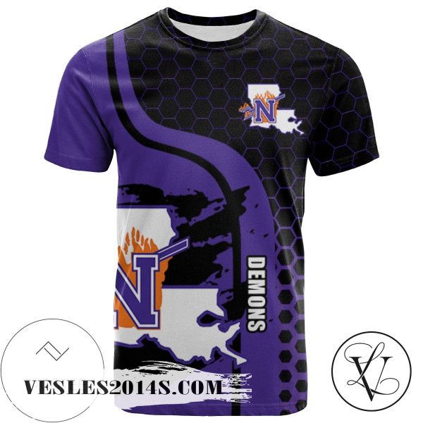 Northwestern State Demons All Over Print T-shirt My Team Sport Style – NCAA