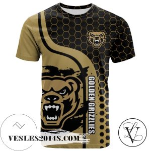 Oakland Golden Grizzlies All Over Print T-shirt My Team Sport Style – NCAA