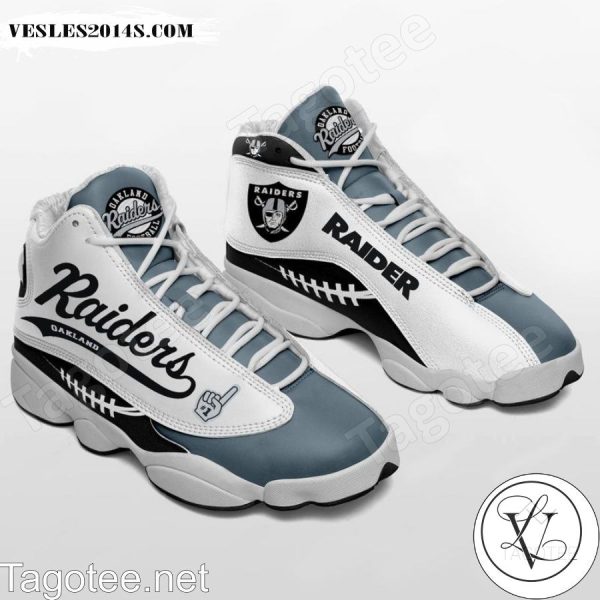 Oakland Raiders Football Air Jordan 13 Shoes