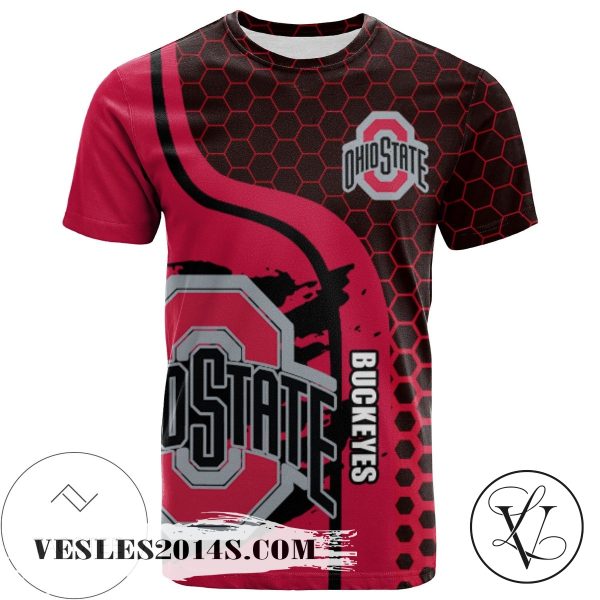 Ohio State Buckeyes All Over Print T-shirt My Team Sport Style – NCAA