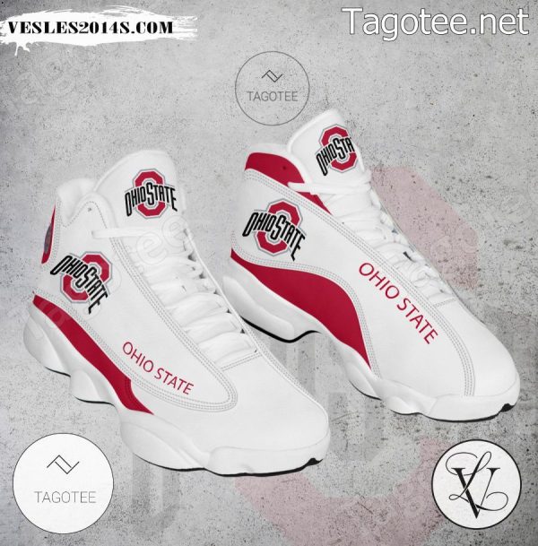 Ohio State NCAA Logo Air Jordan 13 Shoes