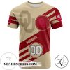 Oklahoma Sooners All Over Print T-shirt Sport Style Logo   – NCAA