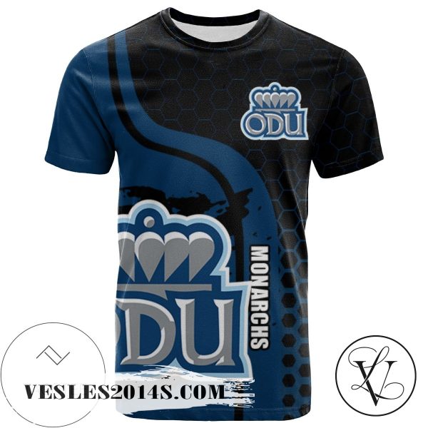 Old Dominion Monarchs All Over Print T-shirt My Team Sport Style – NCAA