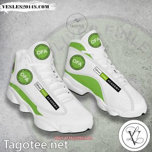 Oliver Finley Academy of Cosmetology Logo Air Jordan 13 Shoes