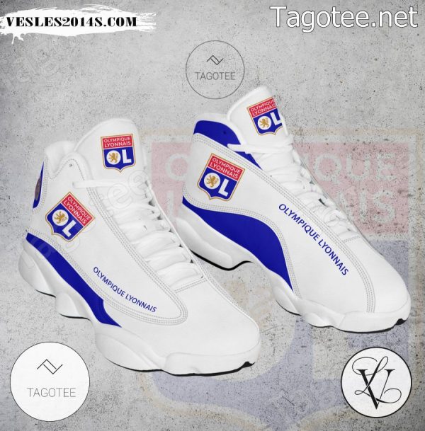 Olympique Lyonnais Logo Air Jordan 13 Shoes