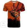 Oregon State Beavers All Over Print T-shirt Men’s Basketball Net Grunge Pattern – NCAA