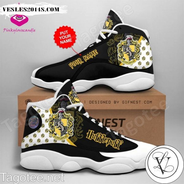 Personalized Harry Potter Hufflepuff School Air Jordan 13 Shoes