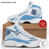 Personalized Manchester City White Blue Air Jordan 13 Shoes