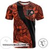 Philadelphia Flyers All Over Print T-shirt Polynesian   – NHL