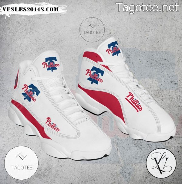 Philadelphia Phillies Logo Air Jordan 13 Shoes