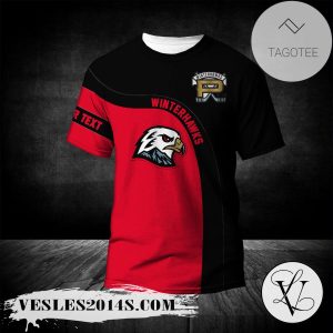 Portland Winterhawks T-shirt Curve Personalized Custom Text  – CA HOCKEY