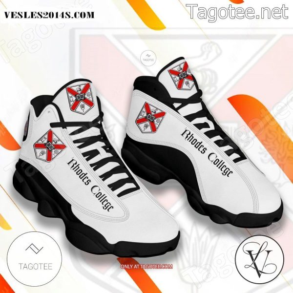 Rhodes College Logo Air Jordan 13 Shoes