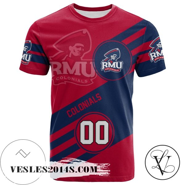 Robert Morris Colonials All Over Print T-shirt Sport Style Logo   – NCAA