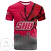 Sacred Heart Pioneers All Over Print T-shirt Men’s Basketball Net Grunge Pattern – NCAA