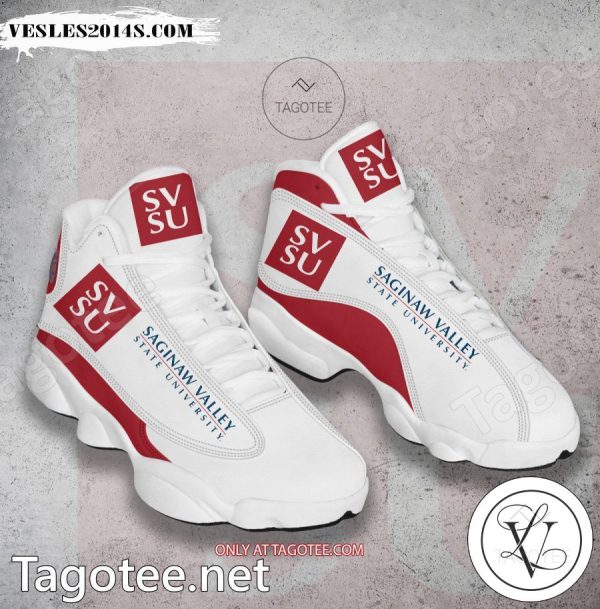 Saginaw Valley State University Logo Air Jordan 13 Shoes