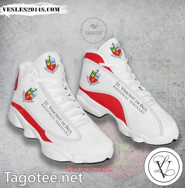 Saint Vincent de Paul Regional Seminary Logo Air Jordan 13 Shoes