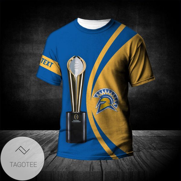 San Jose State Spartans All Over Print T-shirt 2022 National Champions Legendary – NCAA