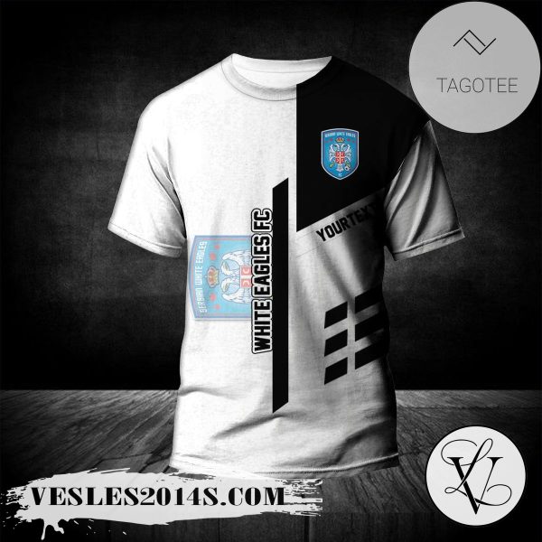 Serbian White Eagles FC T-Shirt Personalized Custom Text  – CA SOCCER