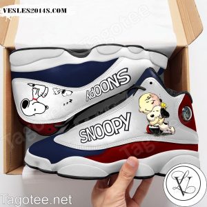 Snoopy White Red Air Jordan 13 Shoes