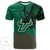 South Florida Bulls All Over Print T-shirt Men’s Basketball Net Grunge Pattern – NCAA