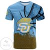 Southern Jaguars All Over Print T-shirt Men’s Basketball Net Grunge Pattern – NCAA