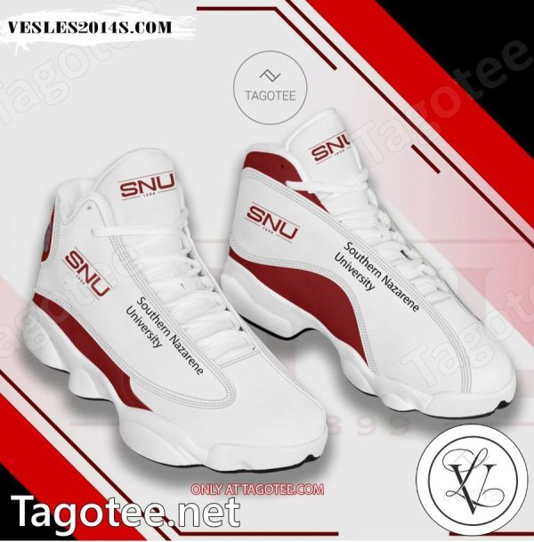 Southern Nazarene University Logo Air Jordan 13 Shoes