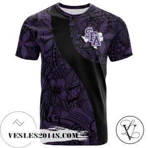 Stephen F. Austin Lumberjacks All Over Print T-shirt Polynesian   – NCAA