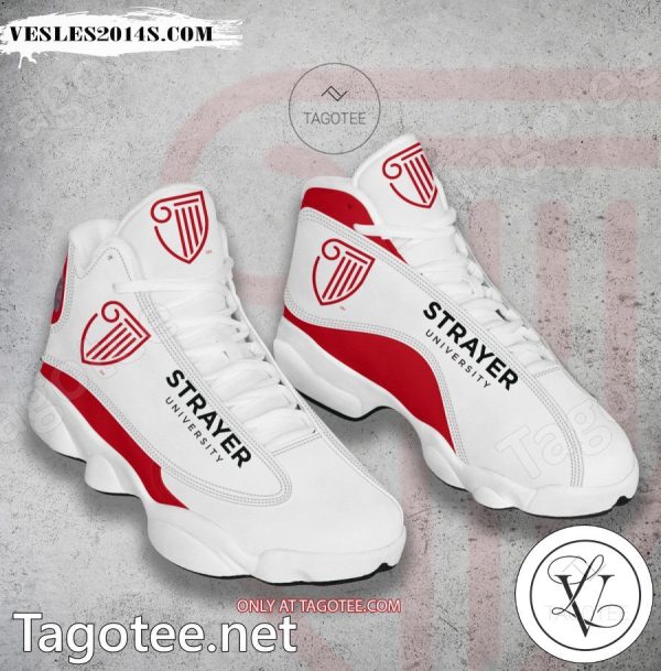 Strayer University Logo Air Jordan 13 Shoes