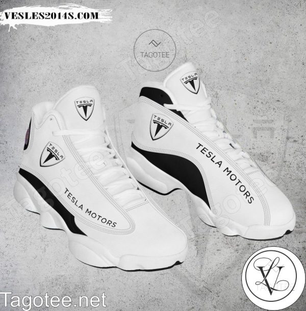 Tesla Motors Logo Air Jordan 13 Shoes