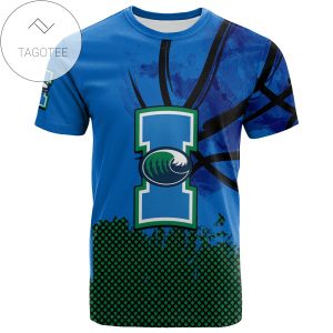 Texas A&M-Corpus Christi All Over Print T-shirt Men’s Basketball Net Grunge Pattern – NCAA