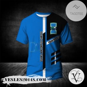 Texas A&M-Corpus Christi Personalized Custom Text All Over Print T-shirt  – NCAA